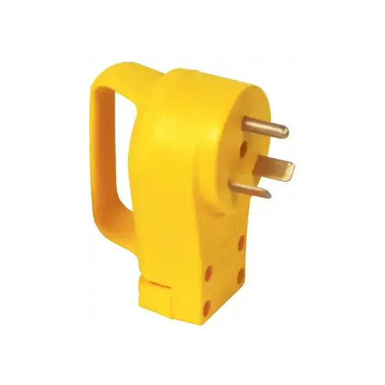 Camco 55245 Plug, 30 Amp, 125 Volt, Male, Yellow Jacket