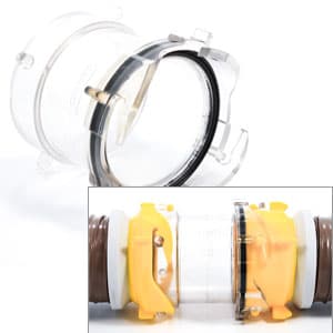 RV Sewer Extension, 3.5 Clear Adapter - 11.7113