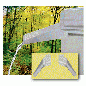 Jr Products Extended Rain Gutter Spouts