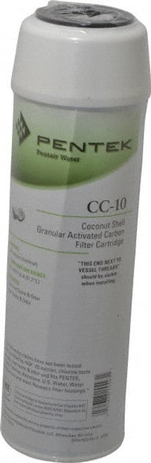 Pentair 2-7/8" OD, 20µ, Granular Activated Carbon Maximum Absorption Cartridge Filter 9-3/4" Long, Reduces Tastes, Odors & Sediments 155155-43 - 31740103