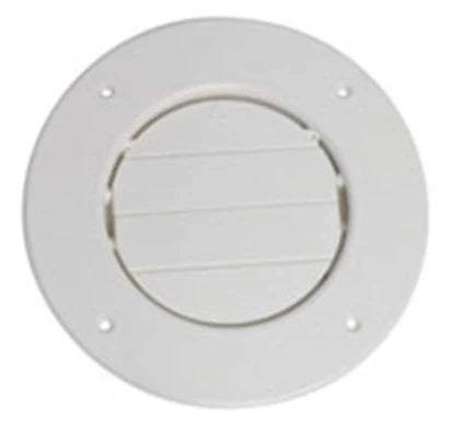 4" Adjustable Spaceport Ceiling A/C Vent- Round - White