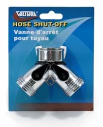 Double Shut-Off Valve, Metal Wye