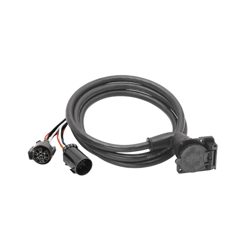 Fifth Wheel Custom Harness, 7-Way, Compatible with Chevrolet Silverado : Dodge Ram : Ford F-150, F-250, F-350, F-450, F-550 : GMC Sierra : Lincoln Mark LT : Nissan Titan : RAM 1500, 2500, 3500 : Toyota Tundra