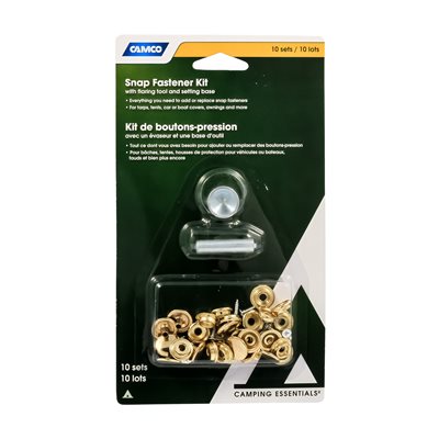 Snap Fastener Kit - 10 pack with Flaring Tool