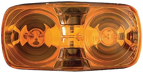Optronics (MC-42AS Amber Double Bullseye Marker/Clearance Light