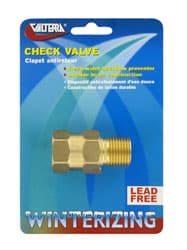 Check Valve 1/2" Brass MxF LeadFree