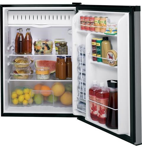 GE Appliances GCV06GSNSB 5.6 Cubic Ft Mini-Fridge - 12 Volt DC - Stainless Steel