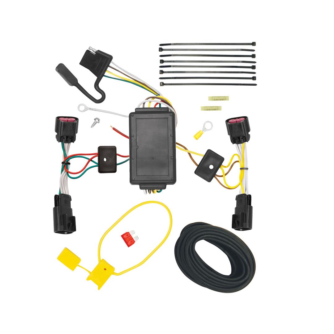 Trailer Wiring Connector; T-One; 4-Way, Tekonsha 19-2804