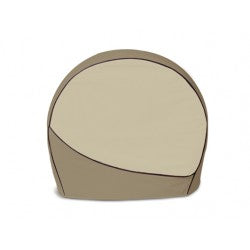 Tire Cover; Designer Series; Two-Tone Brown; Vinyl; Set Of 4