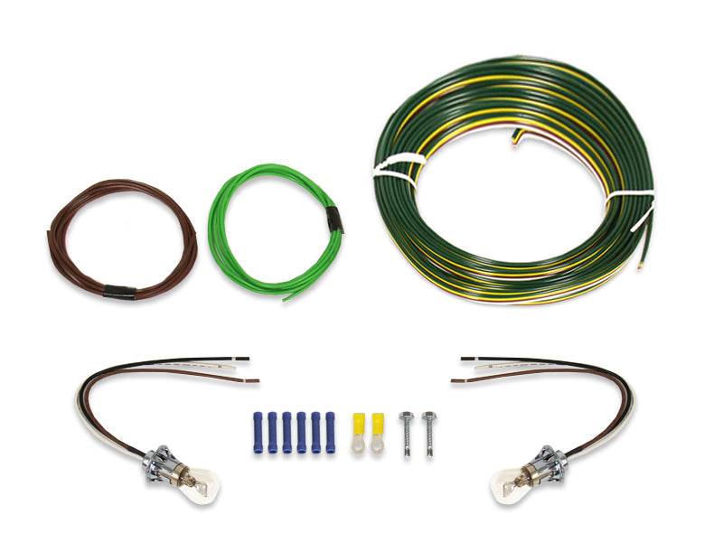 Tow Light Kit; With 26 Feet Wiring Harness/ Automotive Bulb And Socket/ Ring Terminals And Butt Connectors