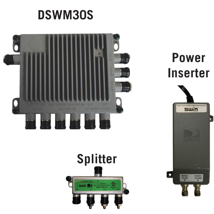 Winegard 72-5386 SWM-D30 Multi-Switch Kit for DIRECTV, Standard