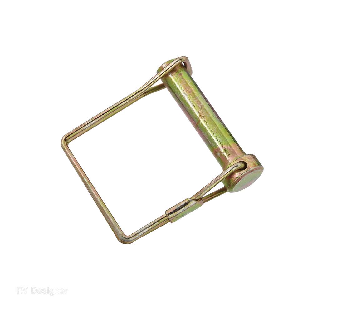 RV Designer H425, Safety Lock Pin, 3/8 inch x 1-1/2 inch, Outside RV Towing Hardware, RV Designer 14-7614