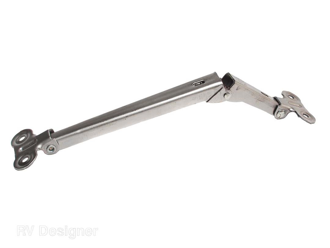 Table Drop Leaf Support; Spring Tensioned; 9-3/4 Inch; Antique Finish; Silver; With Screws; Set Of 2