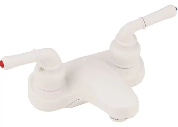 Empire Brass Company White Teapot Handle Lavatory Faucet