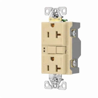 EATON RECEPTACLE GFCI 125VAC 15A 2 3 WHT 60HZ