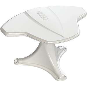 KING Jack RV HDTV TV Antenna With Signal Finder - No Crank-up! White