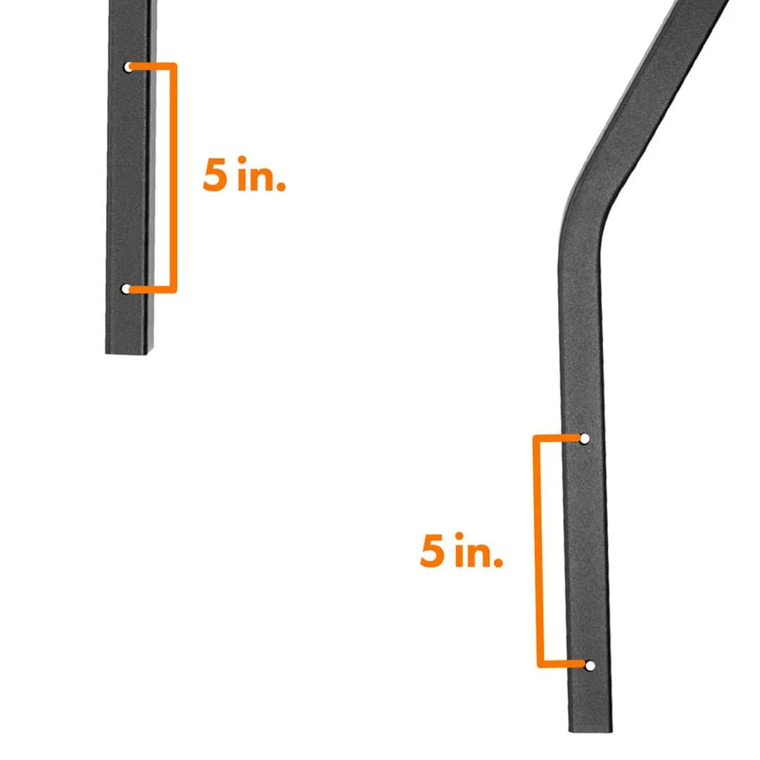 MOR/ryde MORryde StepAbove - 4 Step Fold Up Handrail, STP214-006H