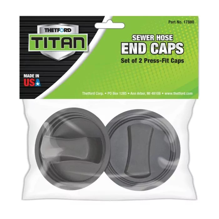 Thetford® 17880 - Titan™ Black Sewer Hose End Caps