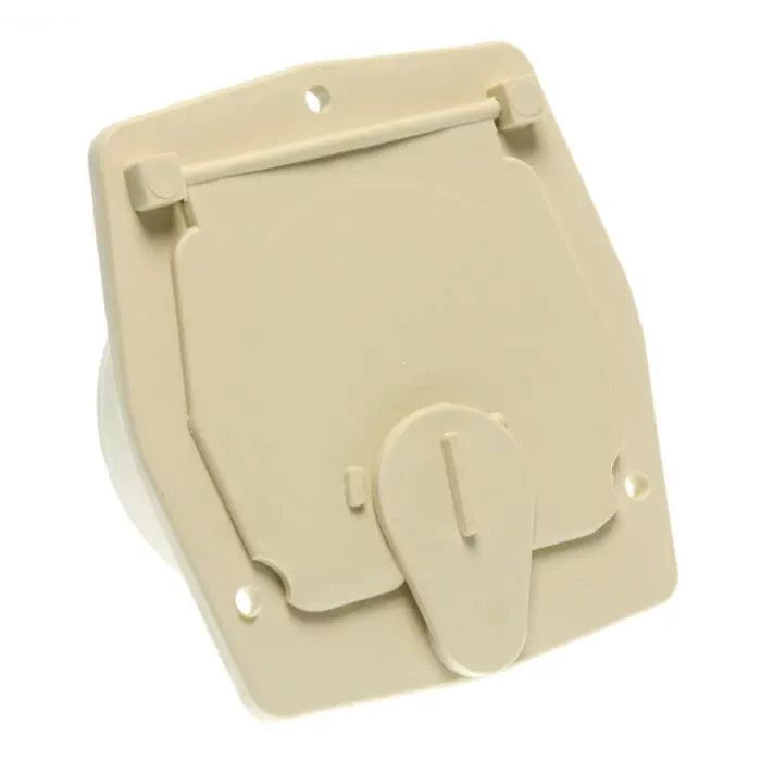 JR Colonial White Power Cord Cable Hatch