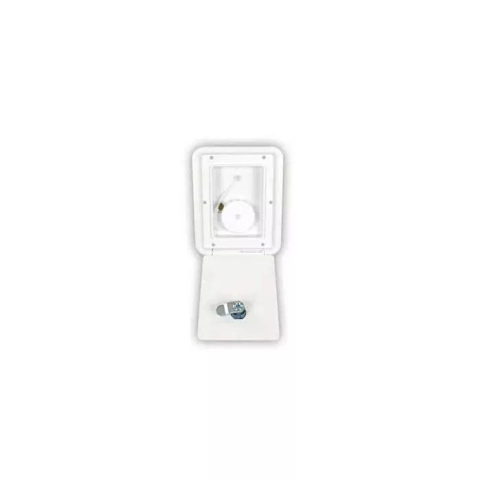 JR Polar White Low Profile Gravity Water Hatch
