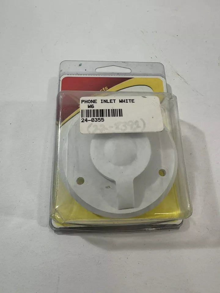 Replacement EXTERIOR CABLE TV PLATE OUTLET w/Cover