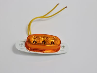 Tiffin CLEARANCE LIGHT OVAL AMBER 3LED WITHOUT BEZEL 5103481