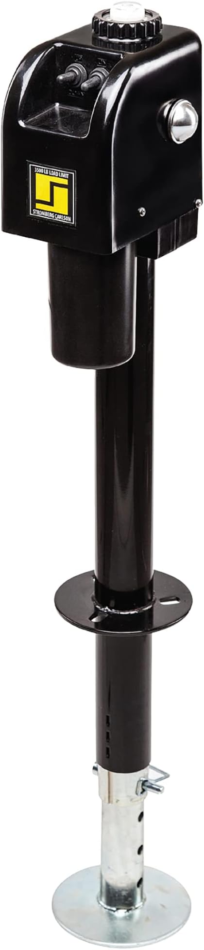 Stromberg Carlson JET-3755 Black 3500 lb. Electric Tongue Jack with Light