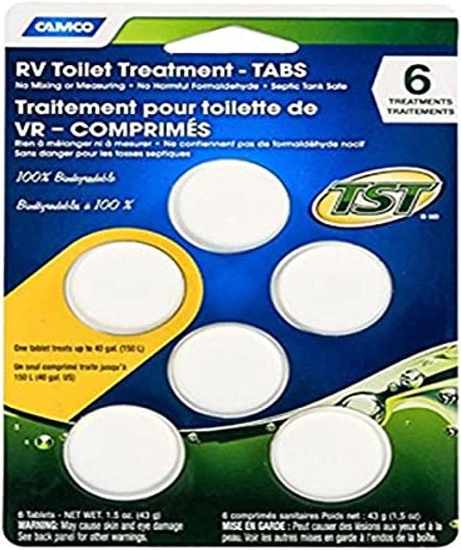 Camco 41152 TST Toilet Treatment/Tabs - 6 pack