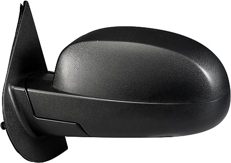 Fit System - 62092G Driver Side Mirror for Avalanche, Silverado/Sierra 1500, Silverado/Sierra 2500 & 3500, Suburban, Tahoe, Yukon, Denali/XL, Silverado/Sierra Hybrid, Textured blk, Folding, Manual , black
