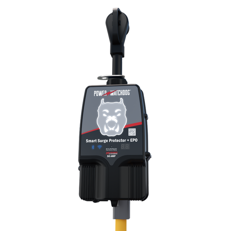 Gen II – 50 Amp WiFi Surge Protector with Auto Shutoff – Portable
