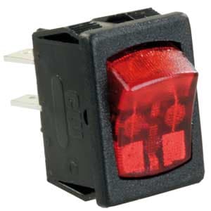 1 Pack 12v On/Off Switch- Red