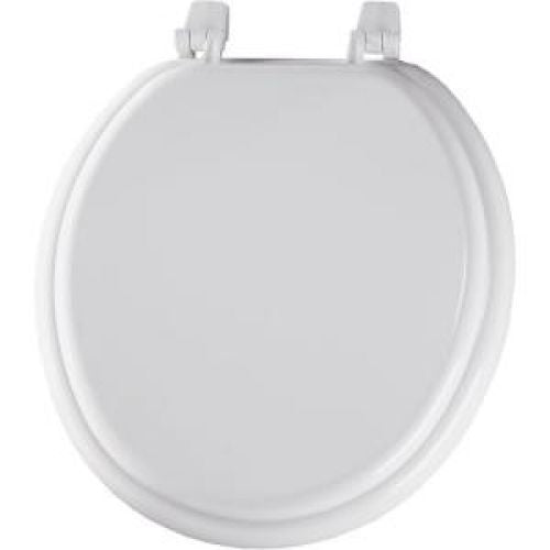 BEMIS Round Closed Front Toilet Seat in White
