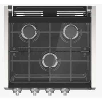 Furrion 3-Burner Gas Oven Range - FS17WB4A-BL - Lippert Components 07-0281