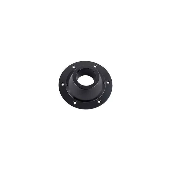 -1/4 Round Black Surface Mount Table Leg Base