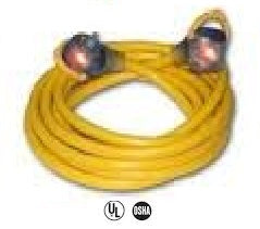 CENTURY WIRE D19016025 - Century Wire 25' Extension Cord Rv 30A 10/3 YELLOW D19016025